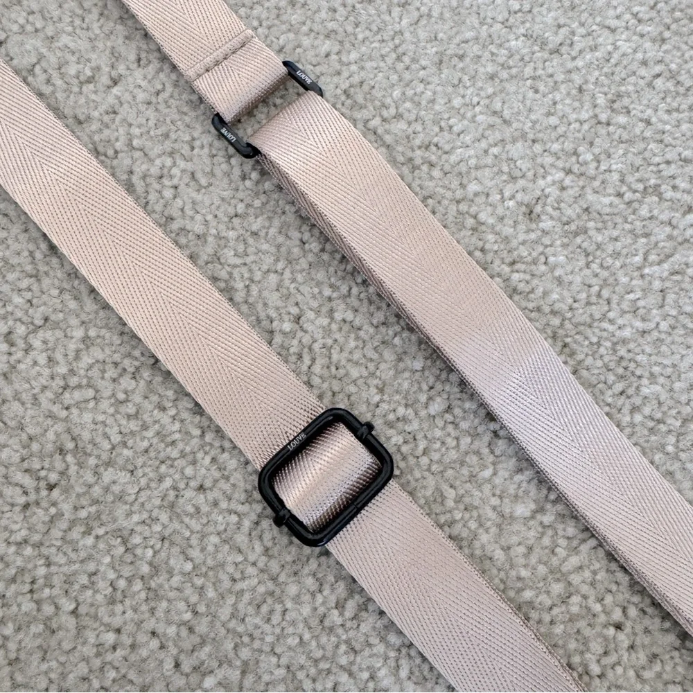 LOUVE COLLECTION Latte Love Nude Crossbody Phone Lanyard